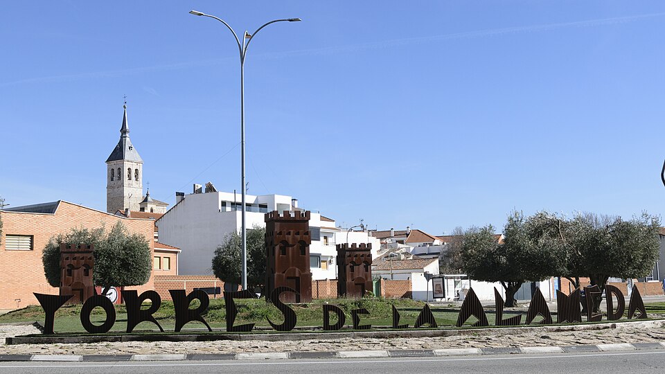 Reparación de tejados y goteras en Torres de la Alameda - Vista de la localidad