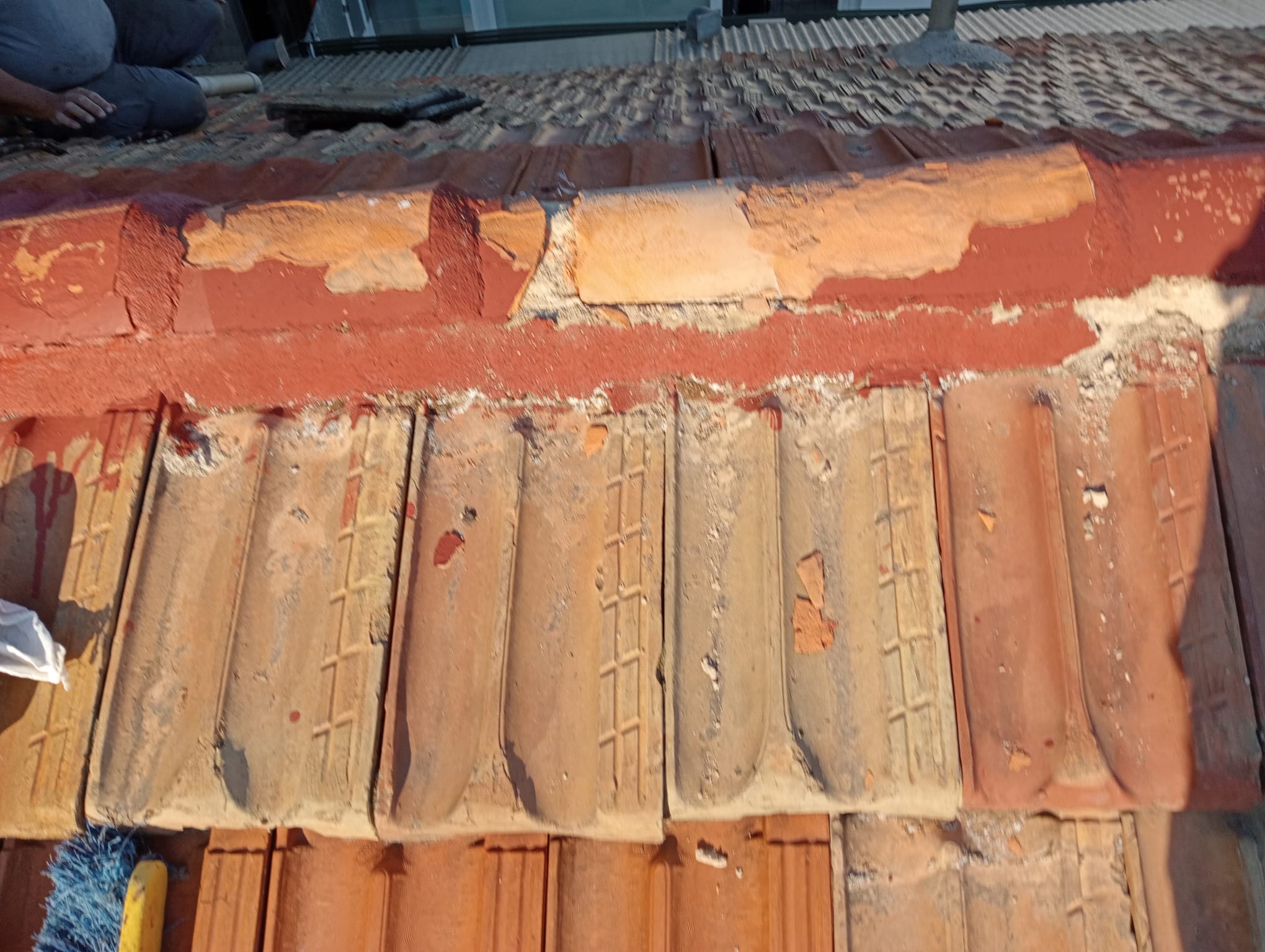 Trabajo de reparación de tejados realizado en Aranjuez